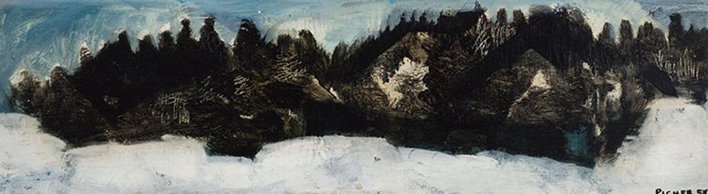 Claude Picher (1927-1998) - Paysage hivernal