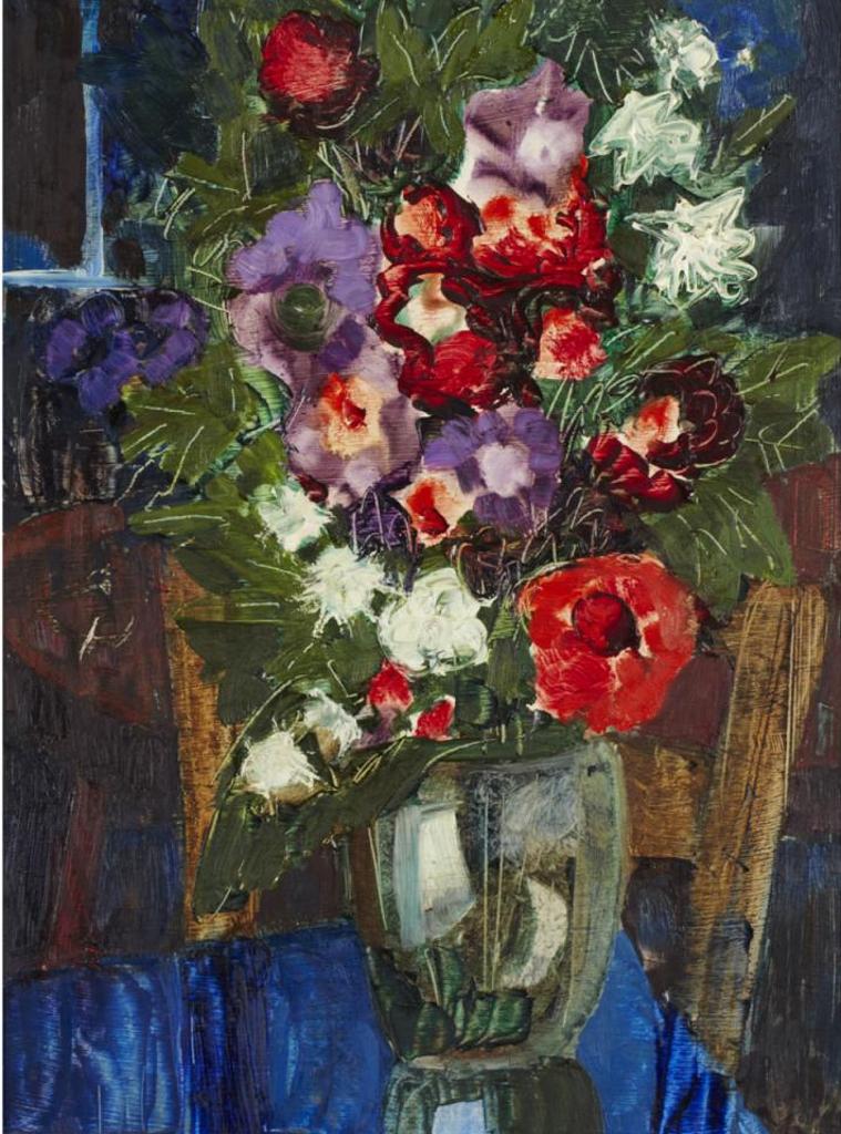 Yvonne Mckague Housser (1897-1996) - Flower Sketch
