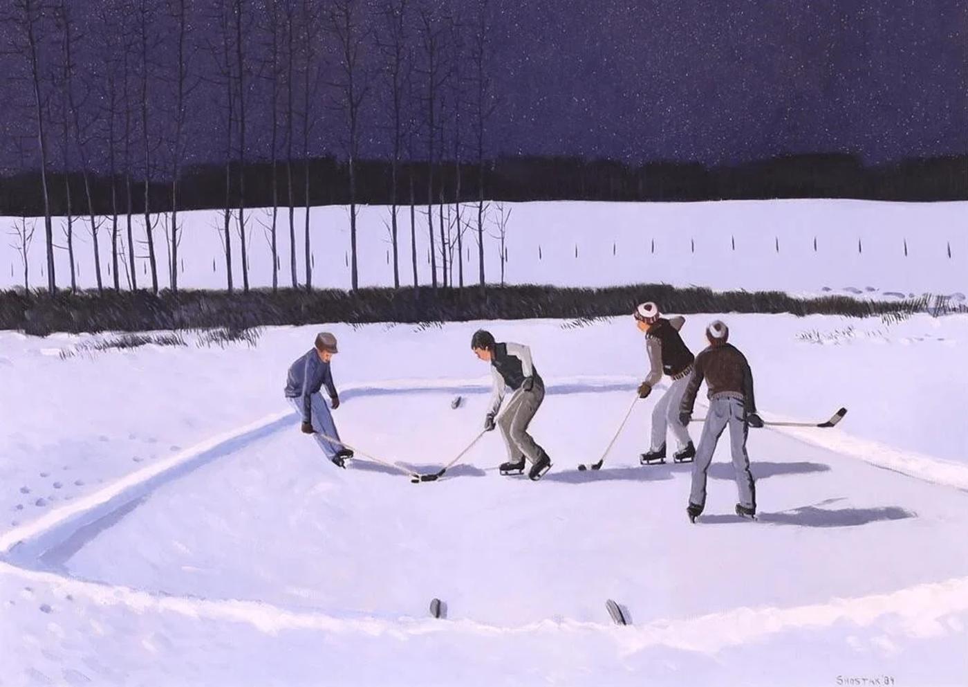 Peter Shostak (1943) - We All Have Skates Now; 1984