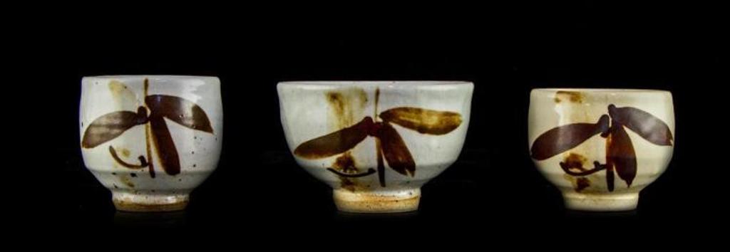 Wayne G. Ngan (1937-2020) - three ceramic bowls