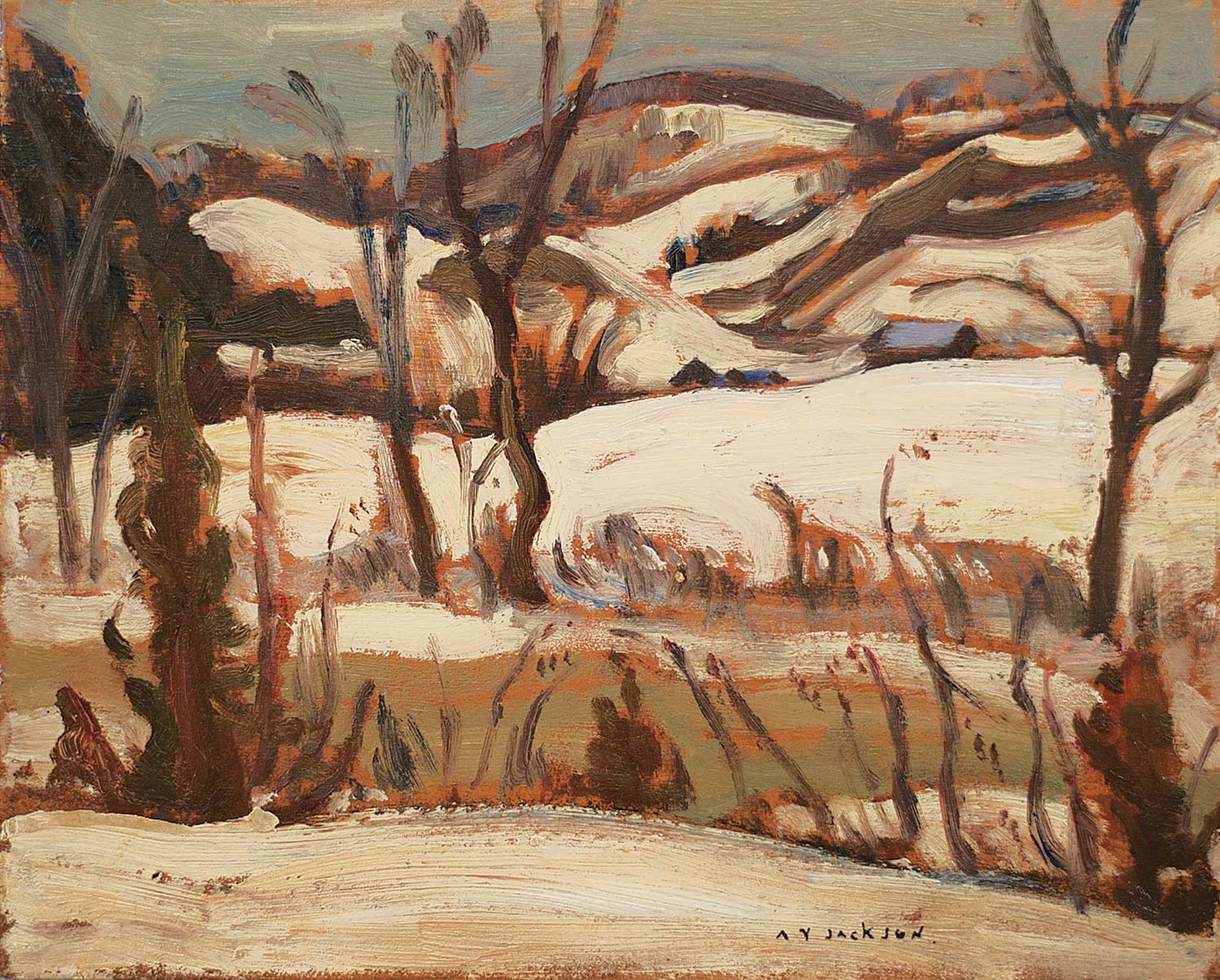 Alexander Young (A. Y.) Jackson (1882-1974) - The Creek, Ripon, Que.