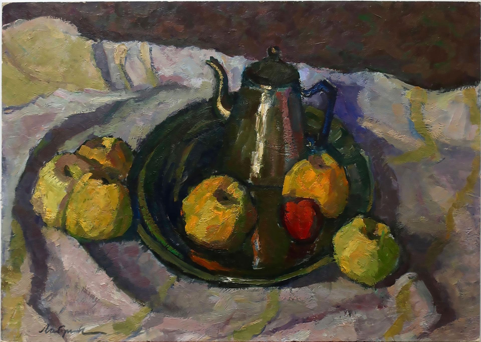 Nadezhda Lyubarskaya (1912-1970) - Still Life With Quince