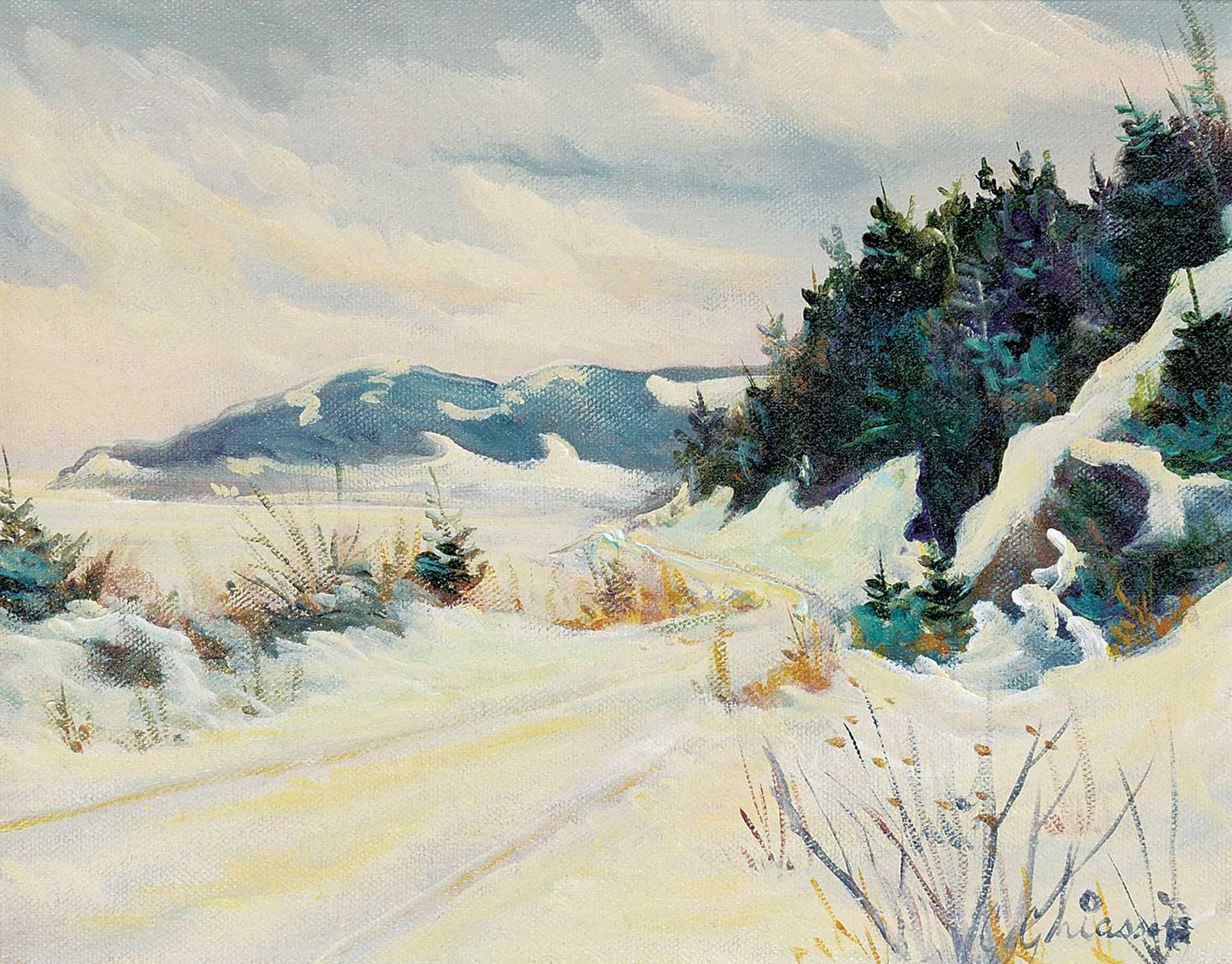 Claude Chiasson - Untitled - Winter Road Quebec