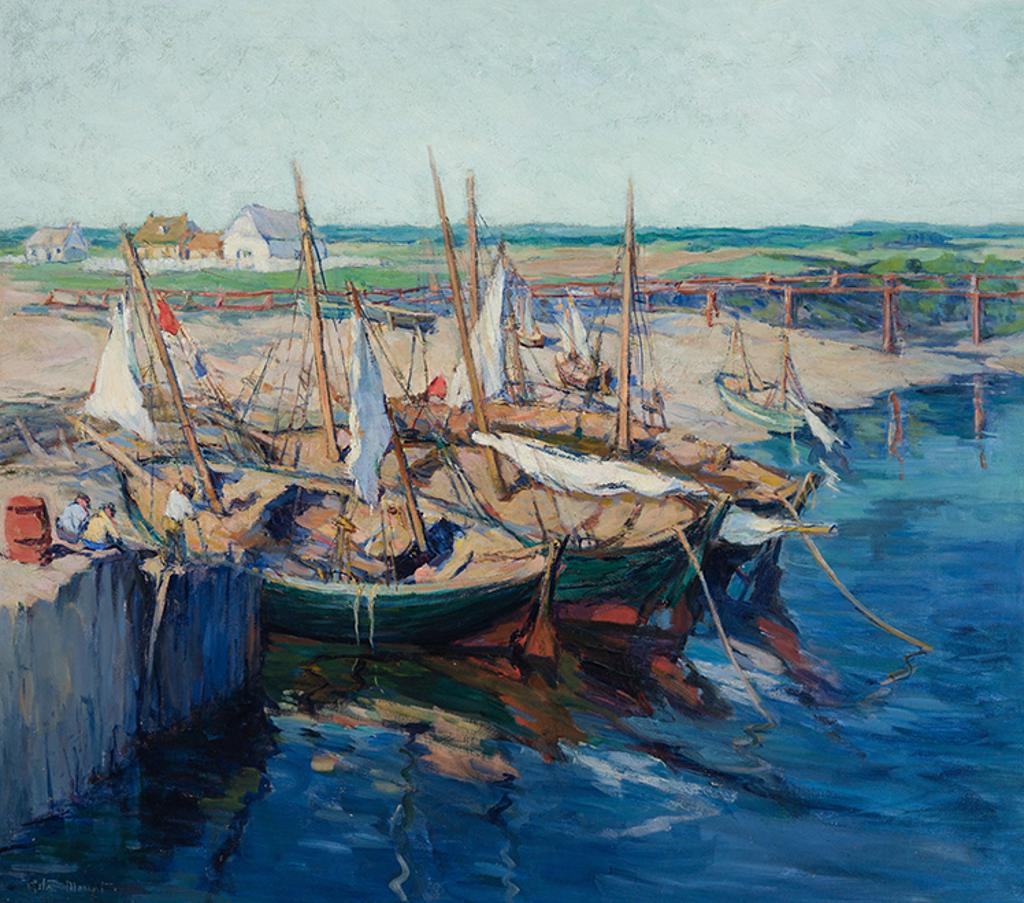 Rita Mount (1888-1967) - Fishing Boats, Gaspé Coast
