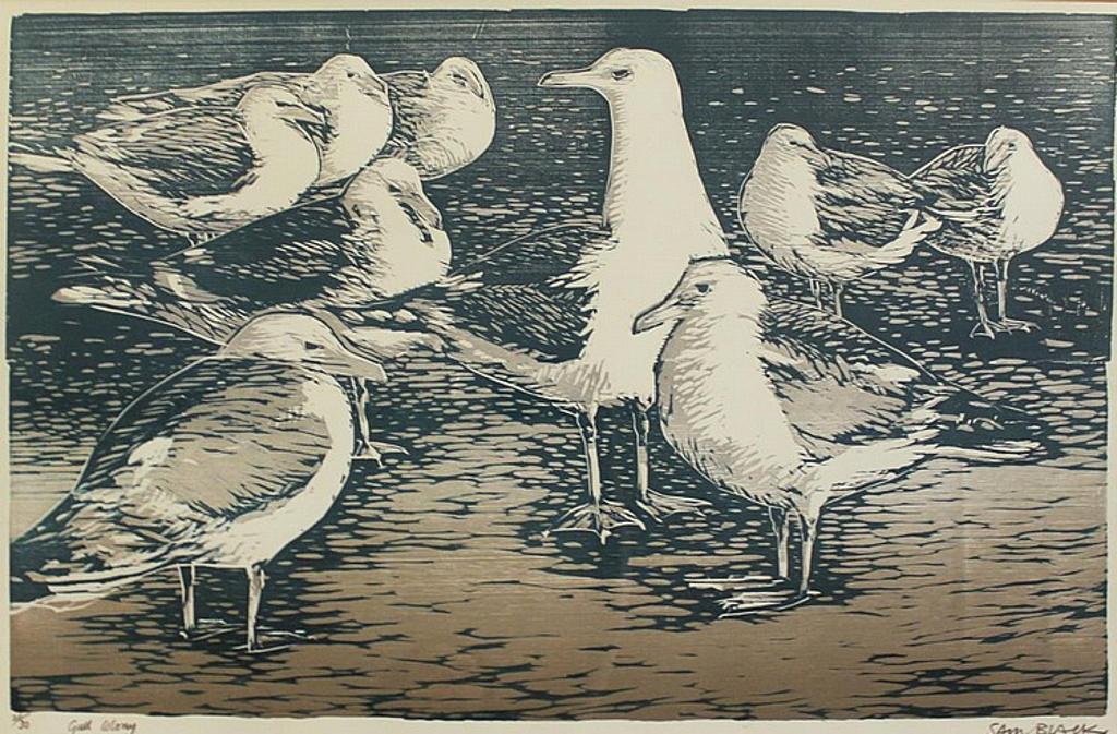 Sam Black (1913-1998) - woodcut