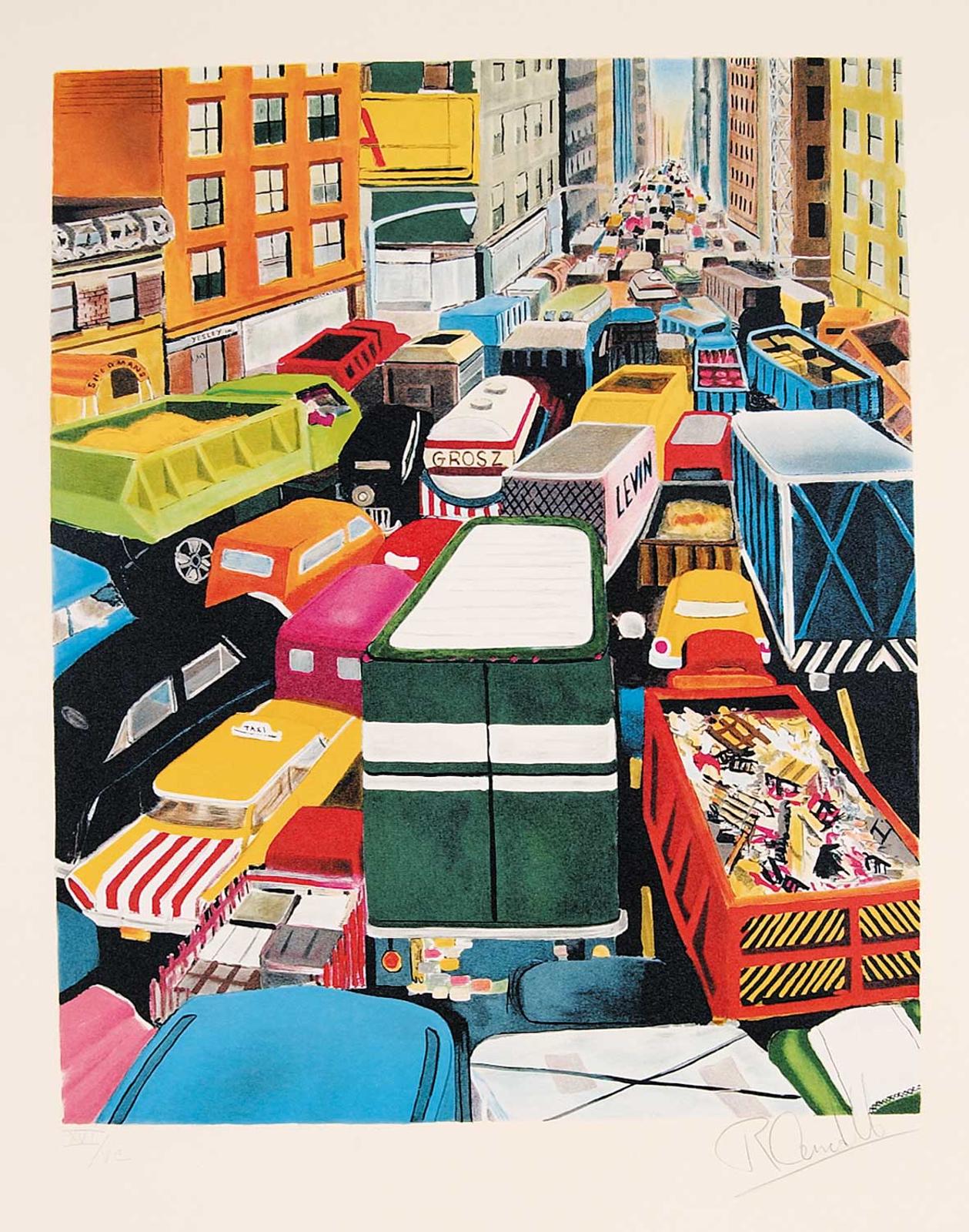 Robert Cenedella (1940) - Untitled - Gridlock XVI/VC