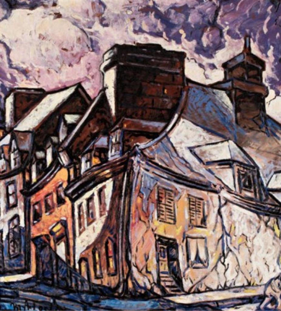 Marc-Aurèle Fortin (1888-1970) - Rue Couillard, Vieux Quebec