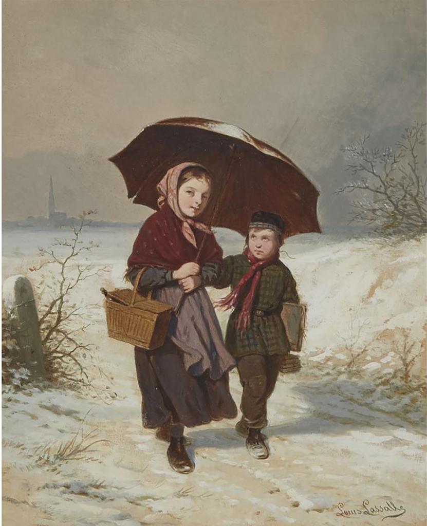 Louis Simon Cabaillot Lassalle (1810-1870) - Back From School