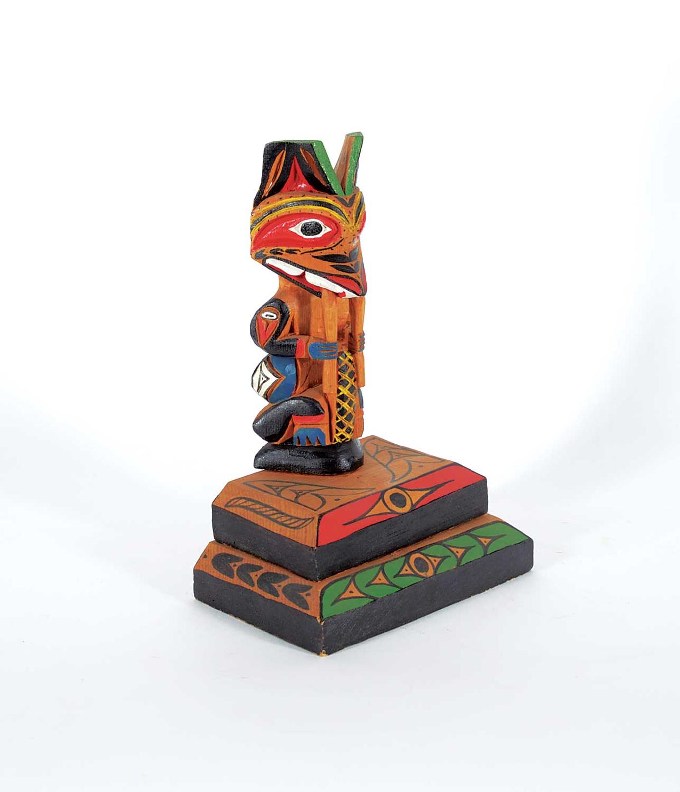First Nations Basket School - Untitled - Munching Totem