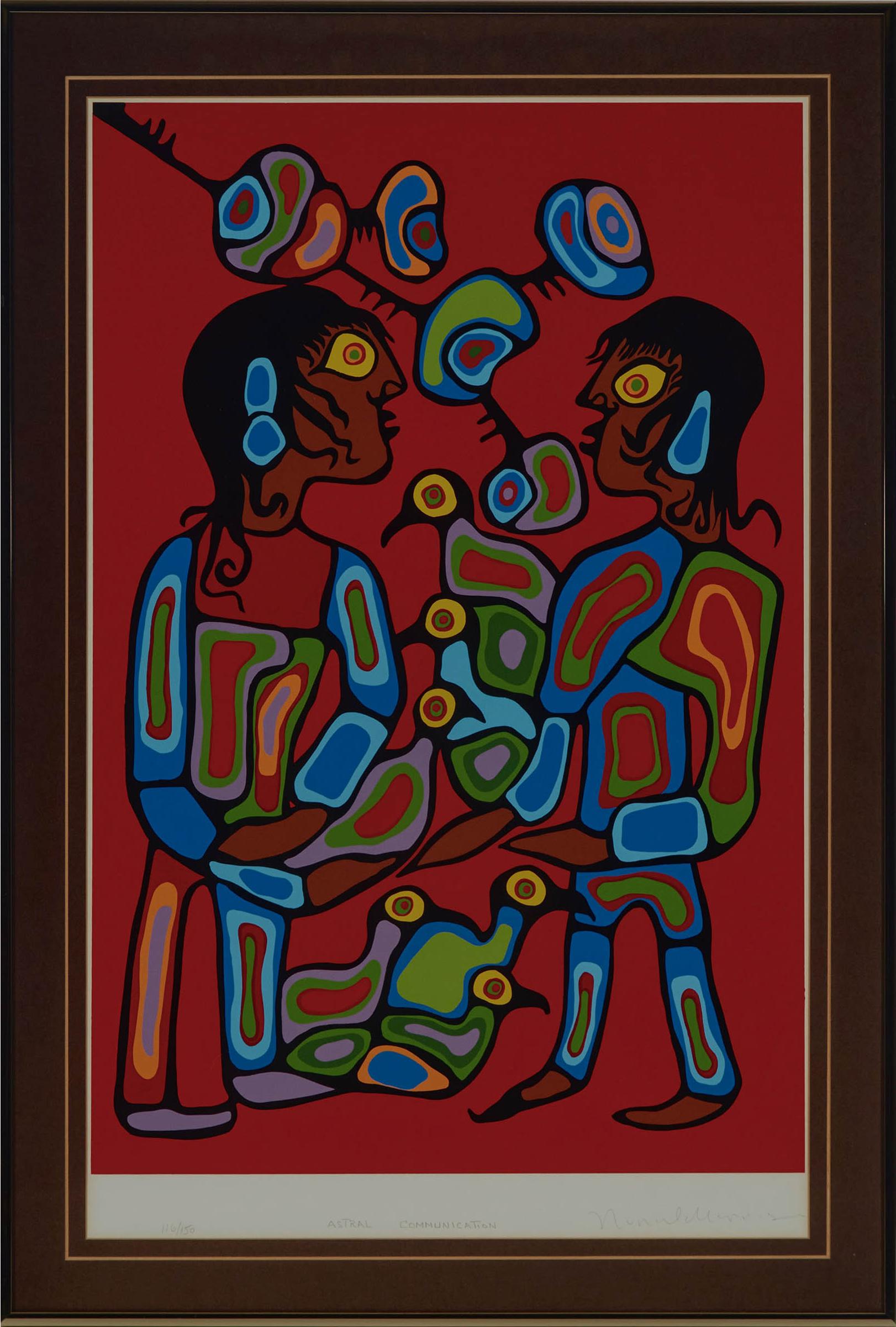 Norval H. Morrisseau (1931-2007) - Astral Communication