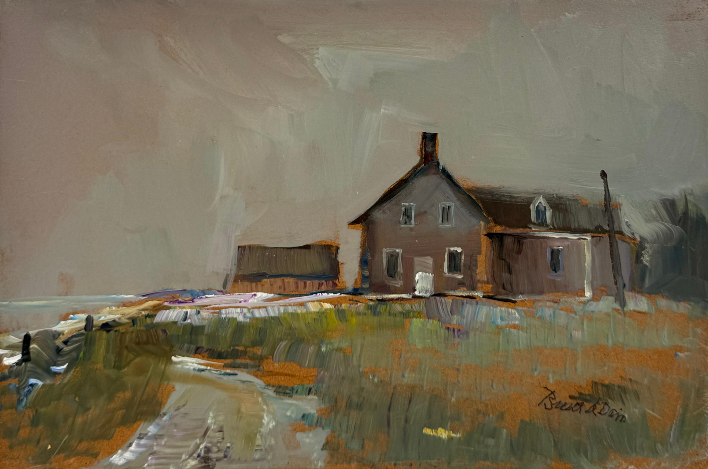 Bruce le Dain (1928-2000) - Fisherman's Homestead, Southshore, N. S., 1994