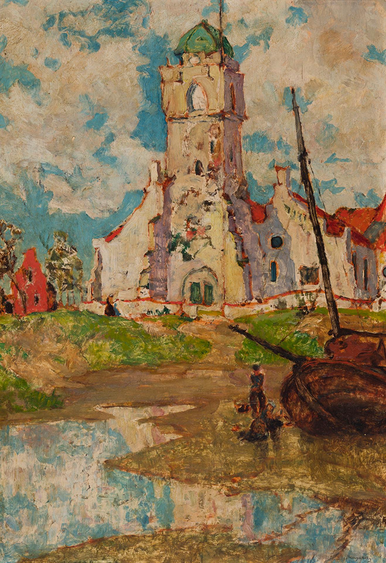 Nicholas Hornyansky (1896-1965) - Katwijk, Fishermen Church