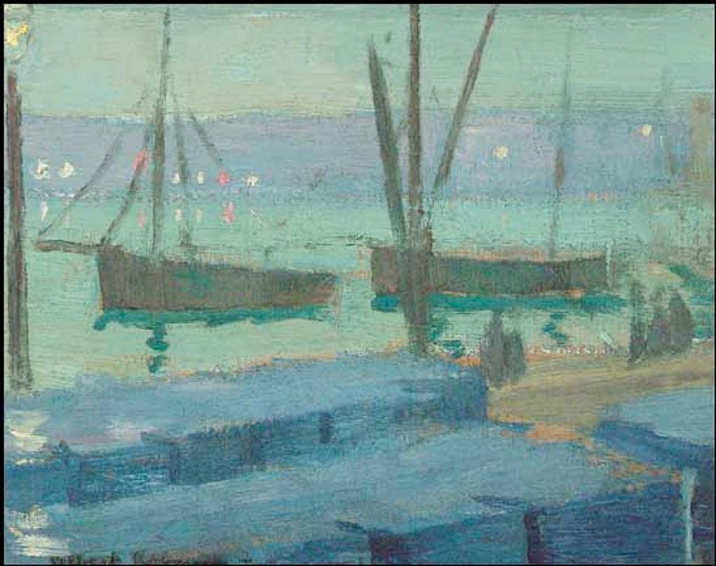Albert Henry Robinson (1881-1956) - Harbour, St. Malo