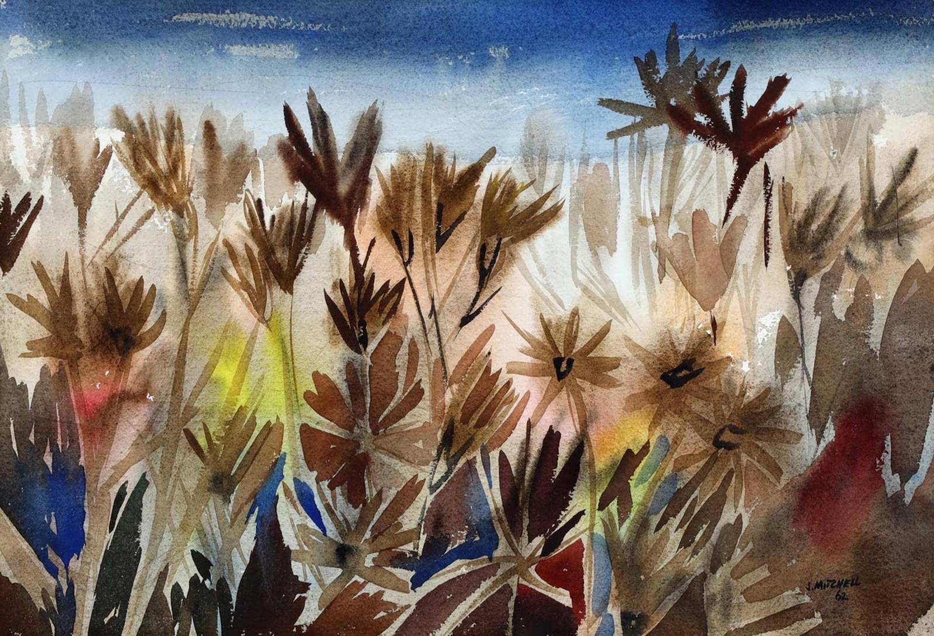 Janet Mitchell (1915-1998) - Field In Autumn Ii; 1962