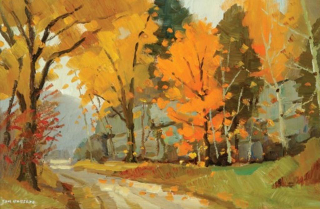 Tom (Thomas) Keith Roberts (1909-1988) - The Escarpment Road, Autumn
