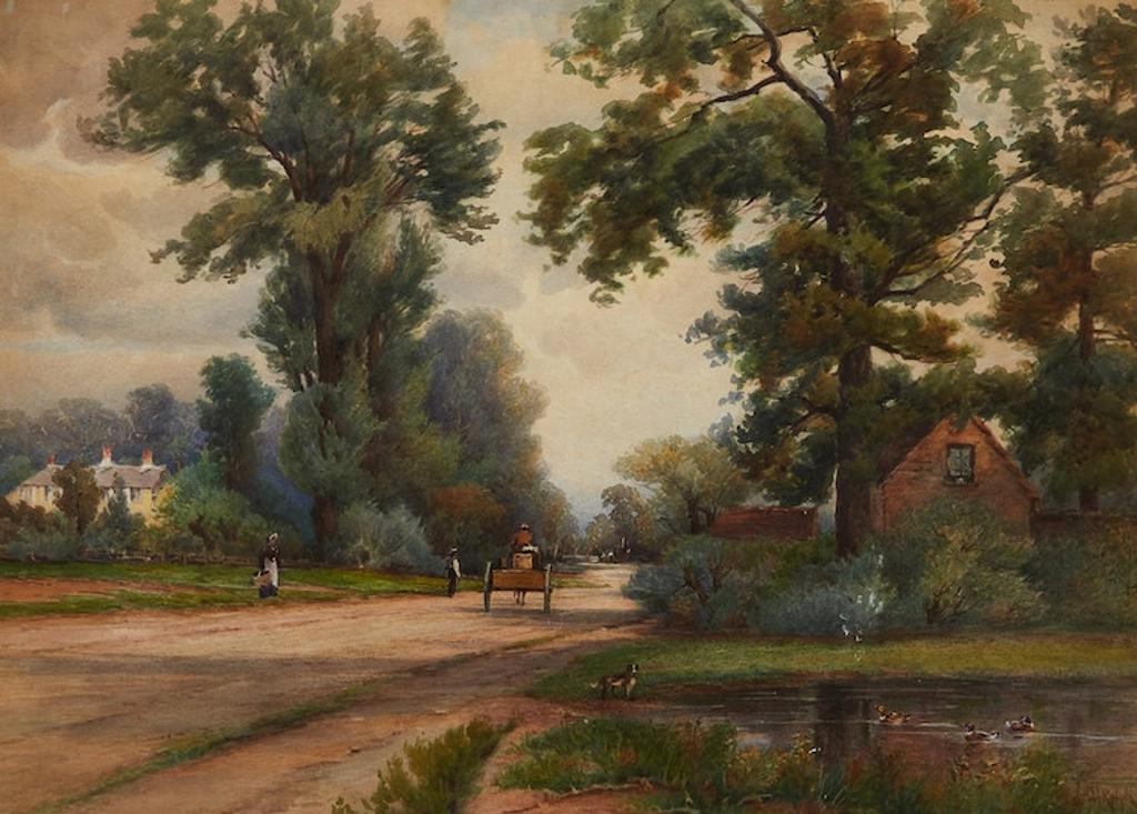 Joseph Thomas Rolph (1831-1916) - Untitled, Village Scene