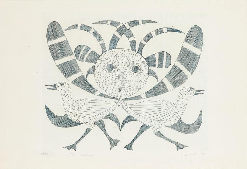 Kenojuak Ashevak (1927-2013) - Bird Dream