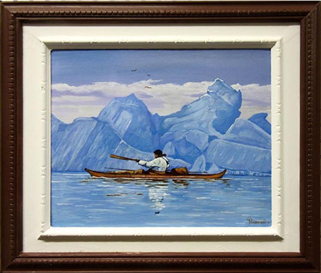 Robert Paananen (1934) - Inuit And Kayak
