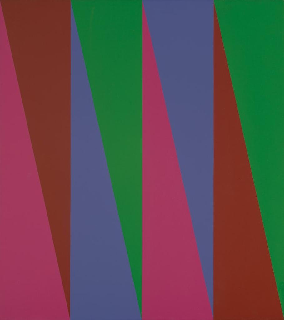 Guido Molinari (1933-2004) - Untitled (Triangular Structure)