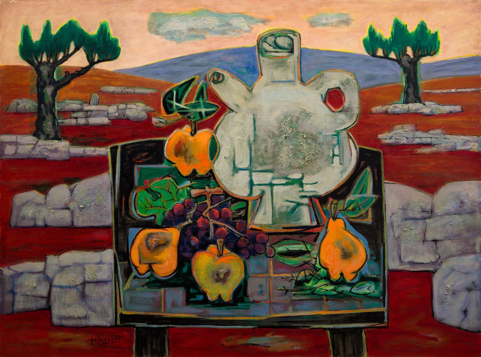 Paul Vanier Beaulieu (1910-1996) - Nature morte dans Provence, 1950