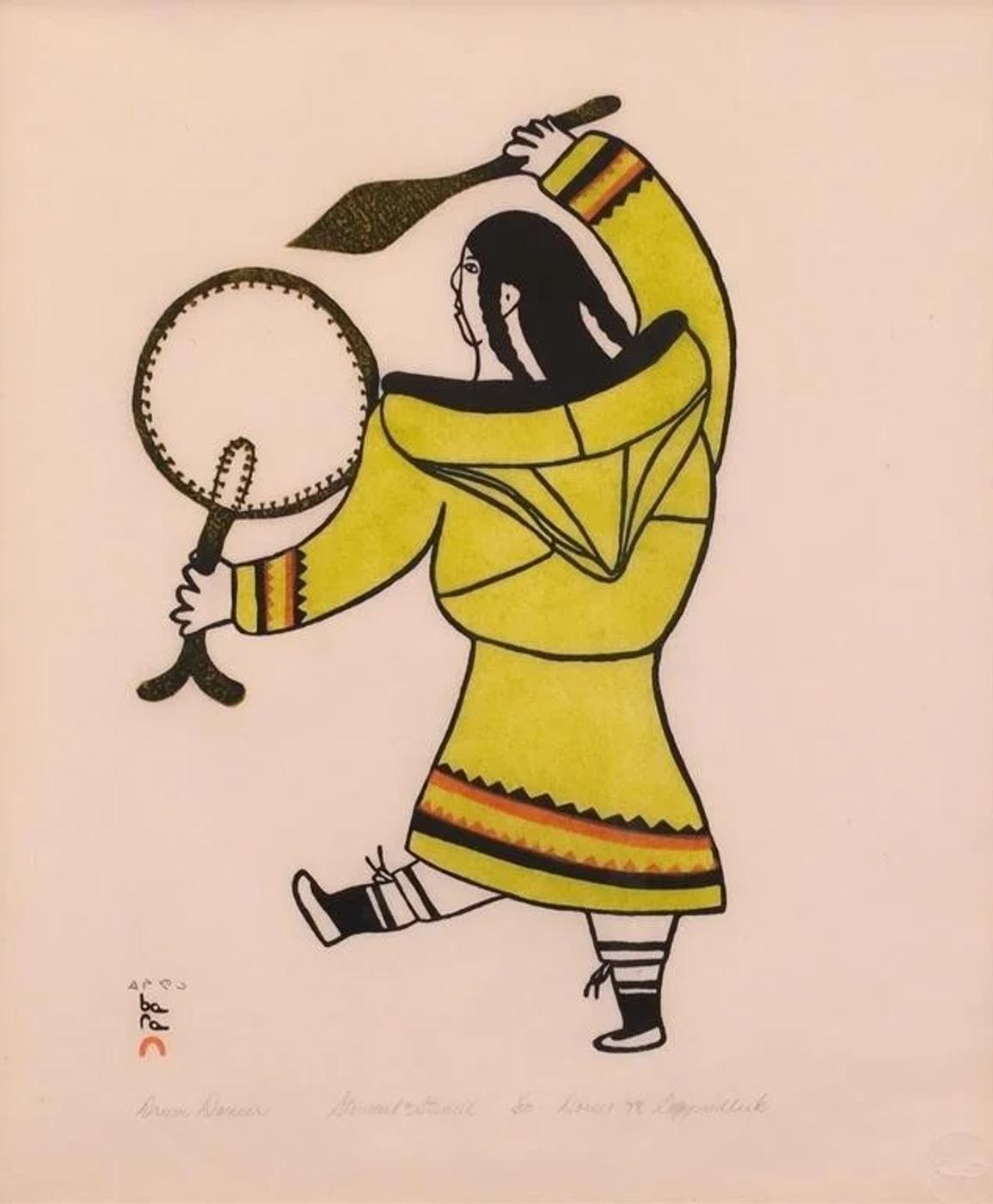 Egevadluq Eegyvudluk Ragee (1920-1983) - Drum Dancer; 1978