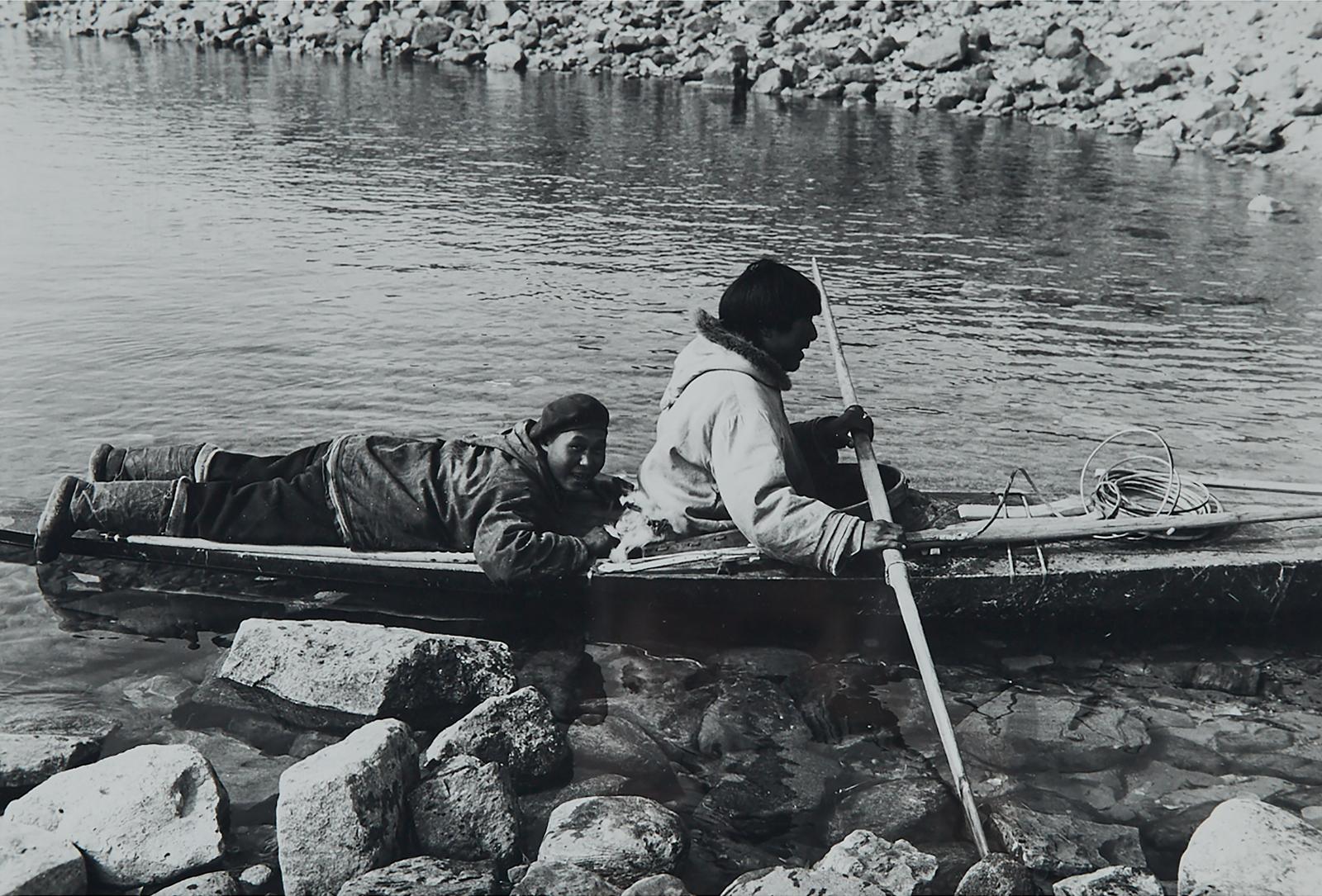 Richard Harrington (1911-2005) - A Kayak Of Skin, Built For Two, But Only On Calm Waters - Spency Bay, 1951