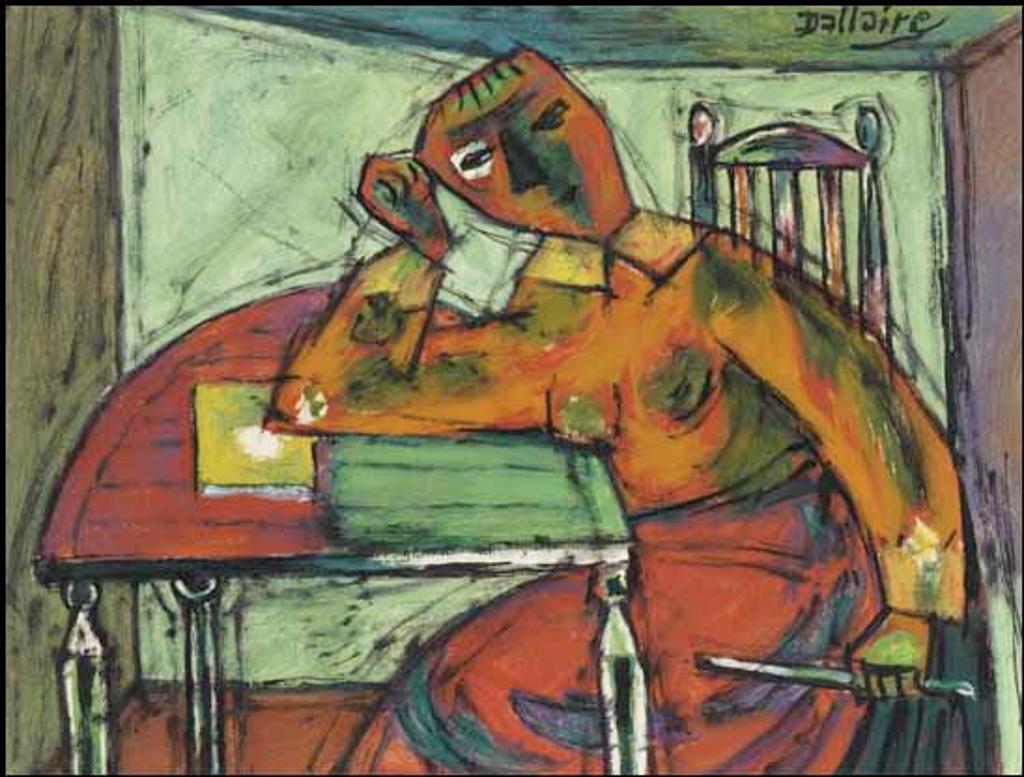Jean-Philippe Dallaire (1916-1965) - Seated Woman