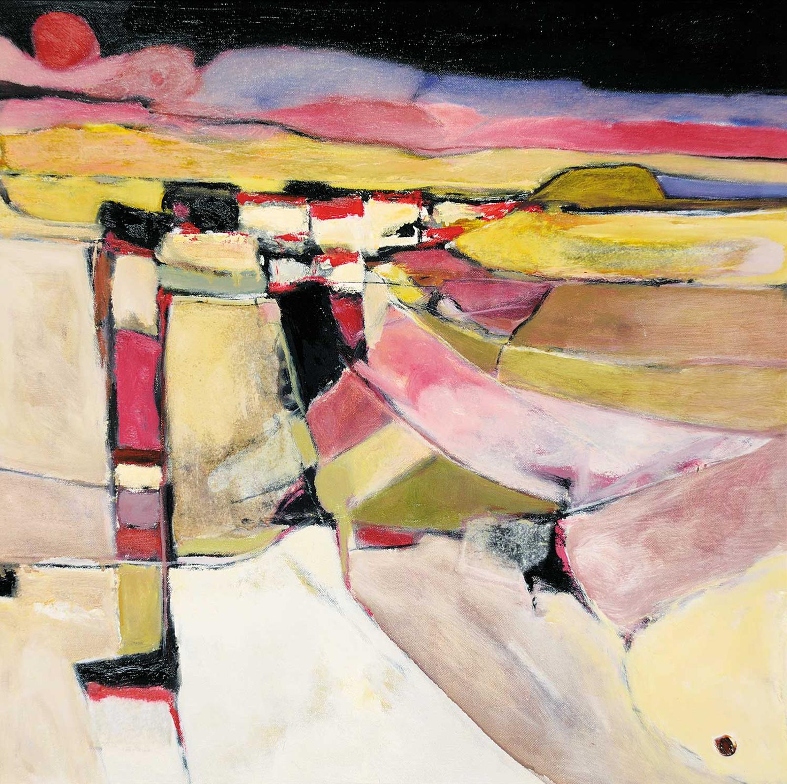 H.E. [Ebe] Kuckein (1930-2015) - Untitled - Abstract Landscape