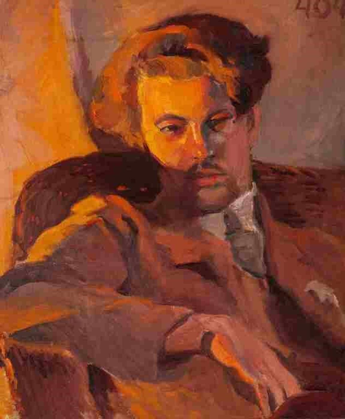 Sylvia Karen Hahn (1911-2001) - Portrait of a man