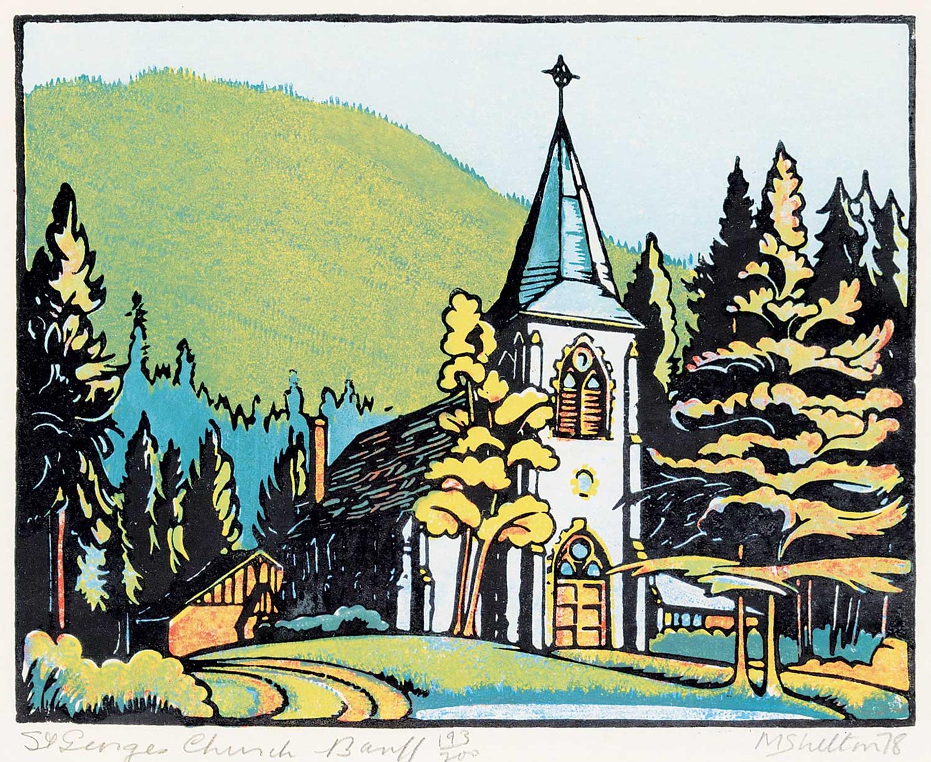 Margaret Dorothy Shelton (1915-1984) - St. Georges Church, Banff  #193/200