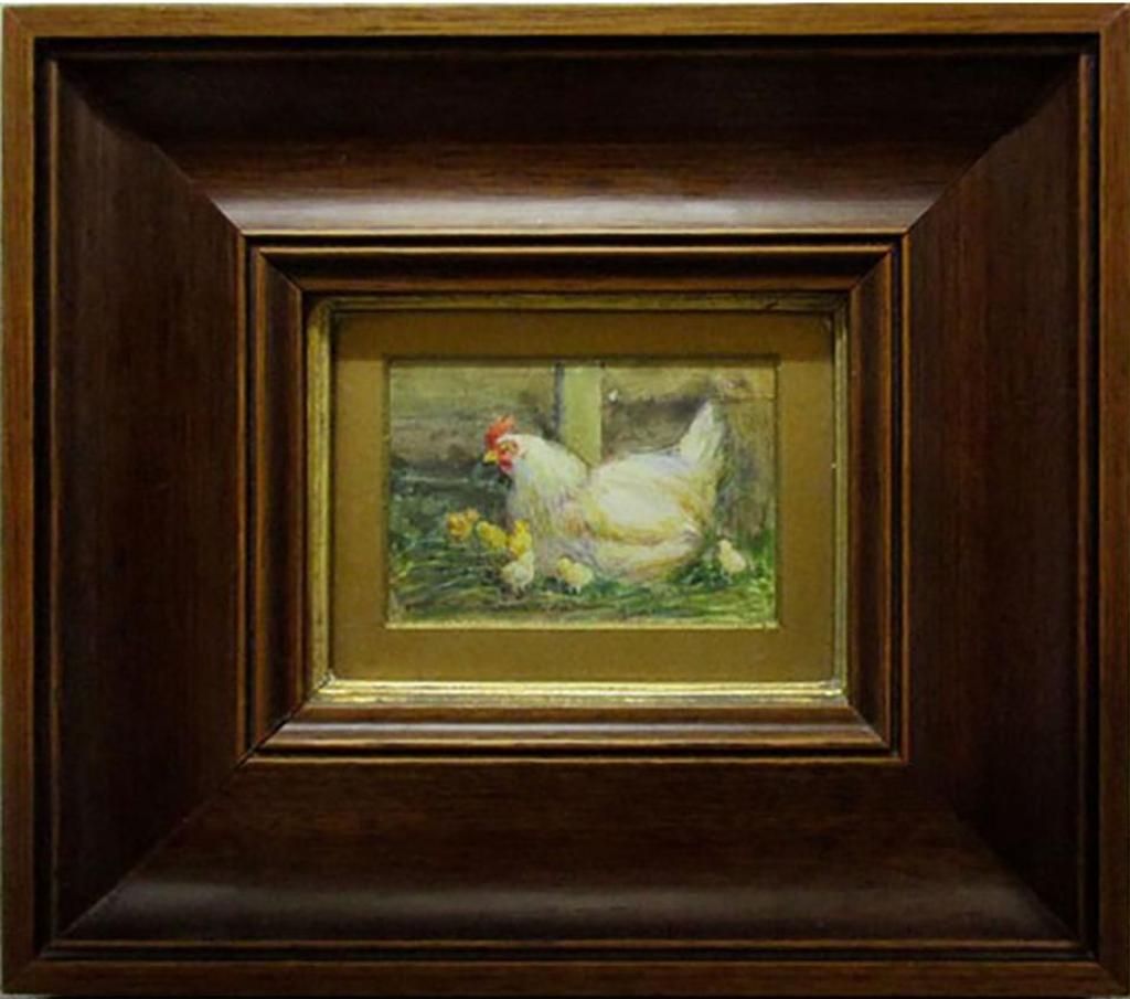 Elizabeth Mcgillivray Strachan Knowles (1866-1928) - Hen With Chicks