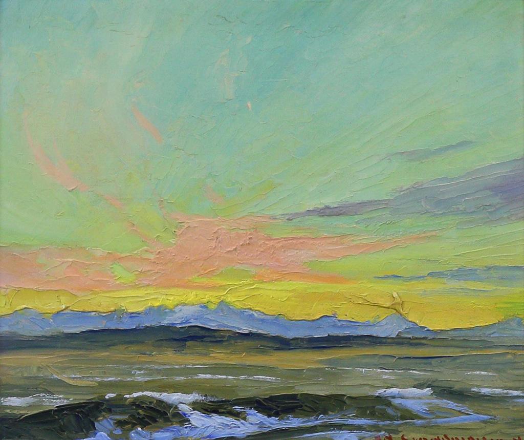 Orestes Nicholas (Rick) Grandmaison (1932-1985) - Prairie Sunset