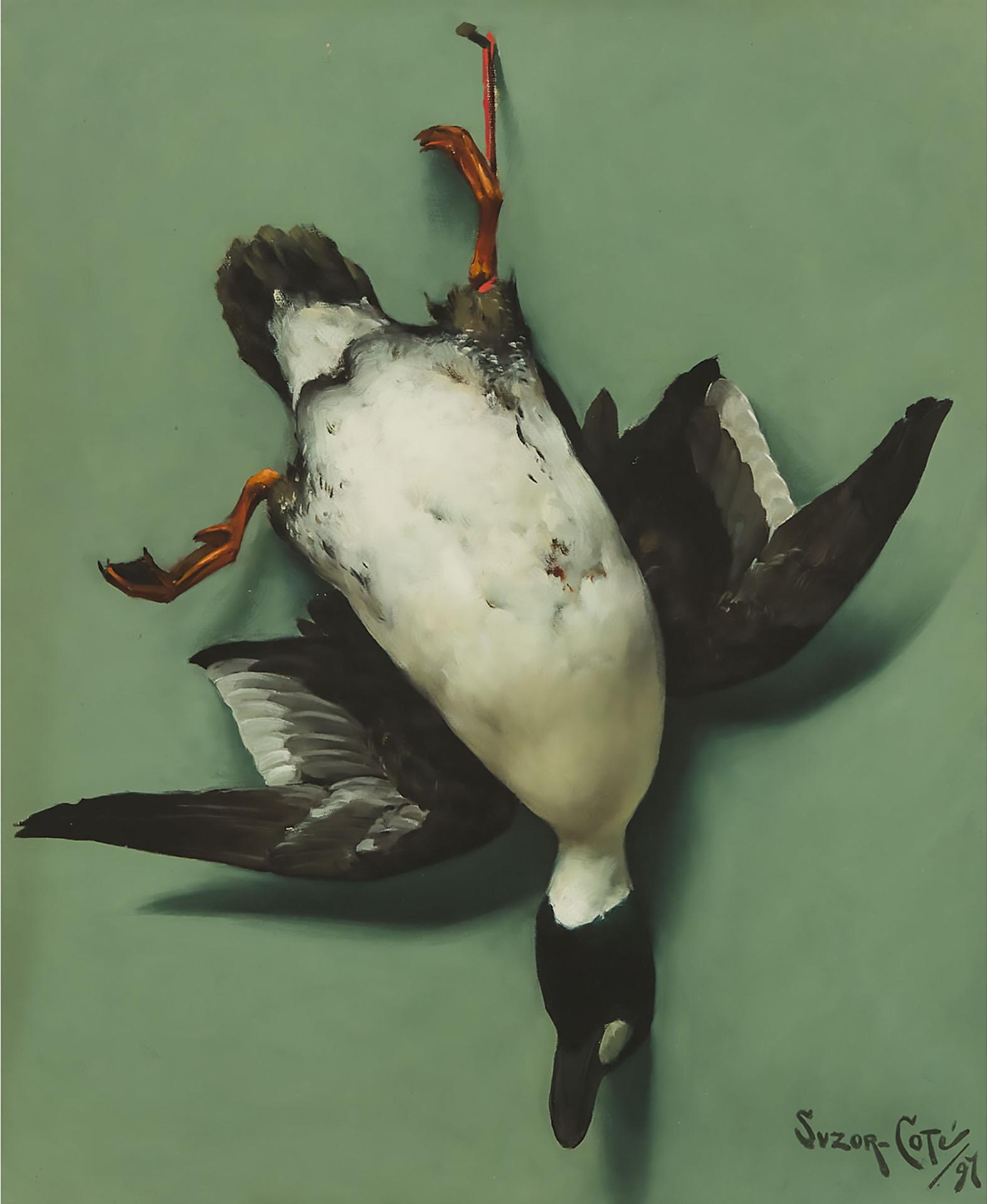 Marc-Aurèle de Foy Suzor-Coté (1869-1937) - Untitled (Common Goldeneye), 1897