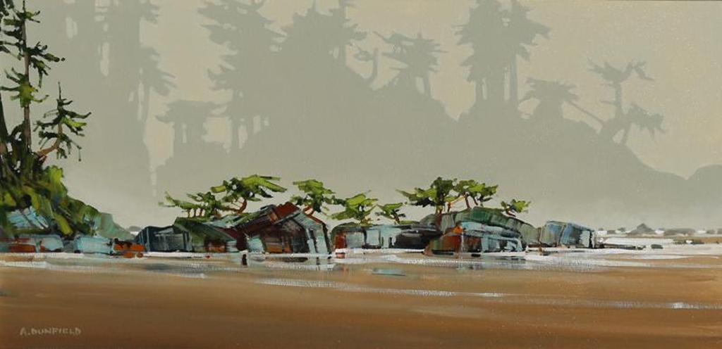 Allan Dunfield (1950) - As The Mist Lifts (West Coast Of Vancouver Island); 2013