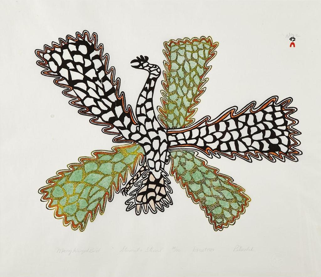 Pitseolak Ashoona (1904-1983) - Many Winged Bird