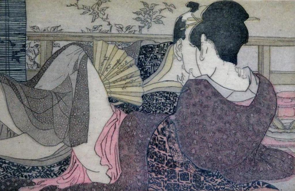 Noboru Sawai (1931-2016) - PILLOW SONG (after Utamaro)