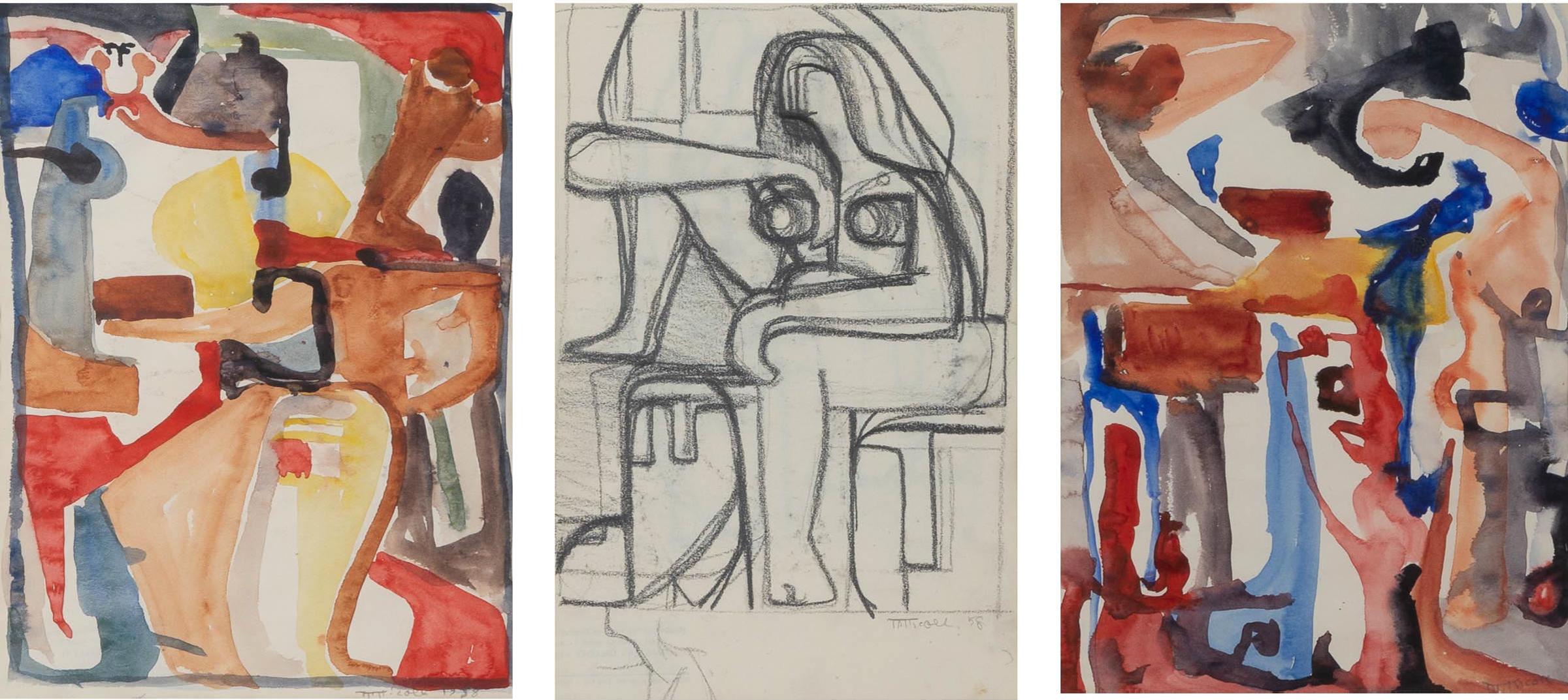 Marion Florence S. MacKay Nicoll (1909-1985) - Untitled, 1958