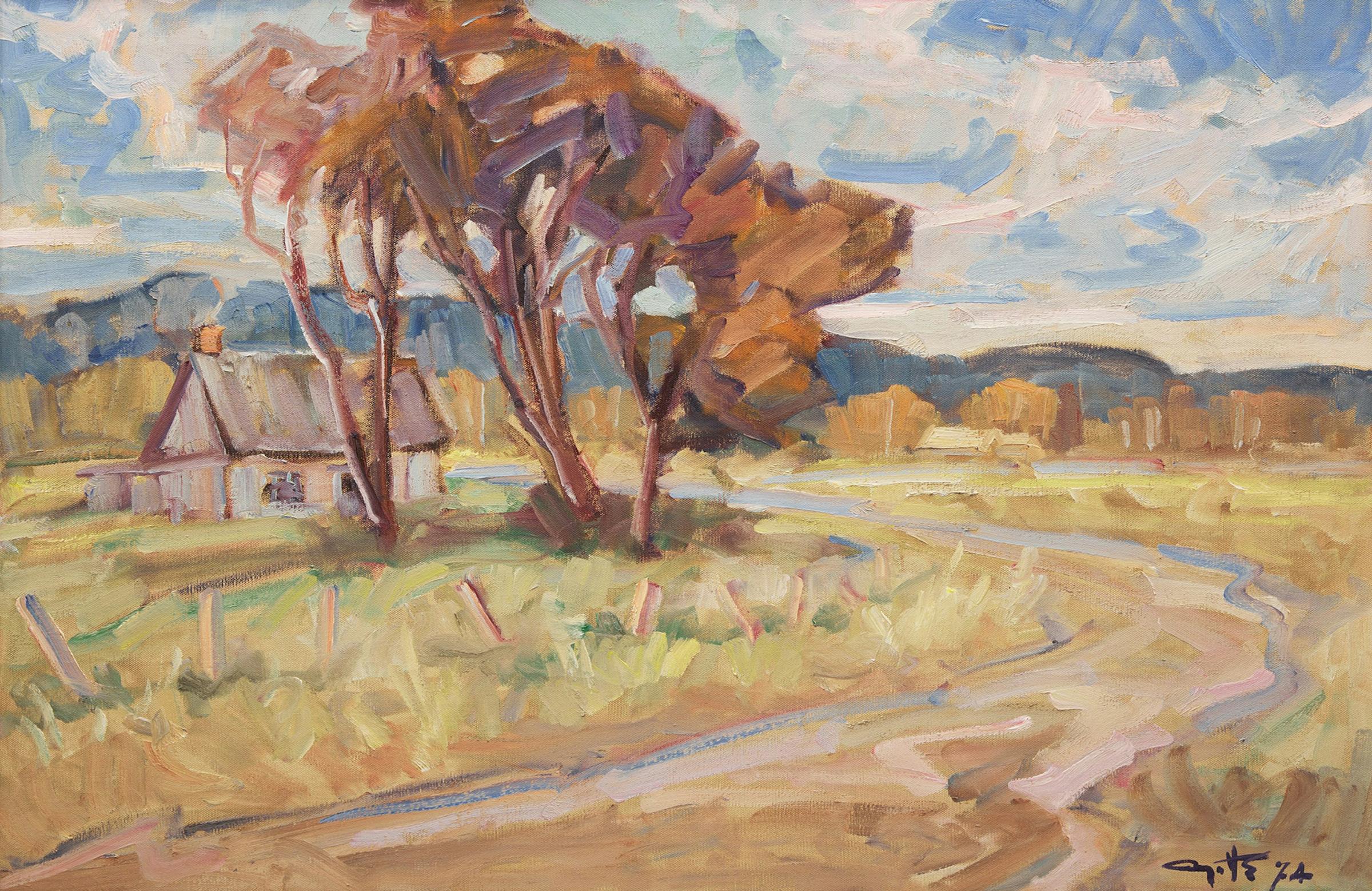 Léo Ayotte (1909-1976) - Untitled Landscape