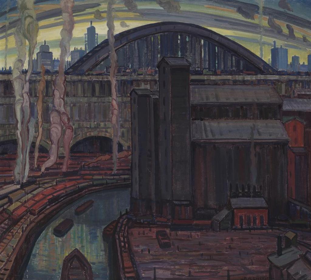 Frederick Nicholas Loveroff (1894-1960) - Urban Industrial Landscape