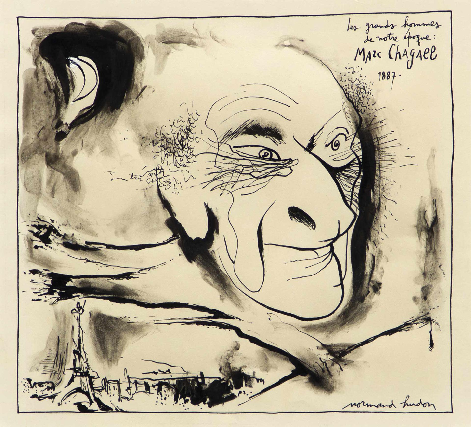 Normand Hudon (1929-1997) - Marc Chagall (1887-) , n.d.