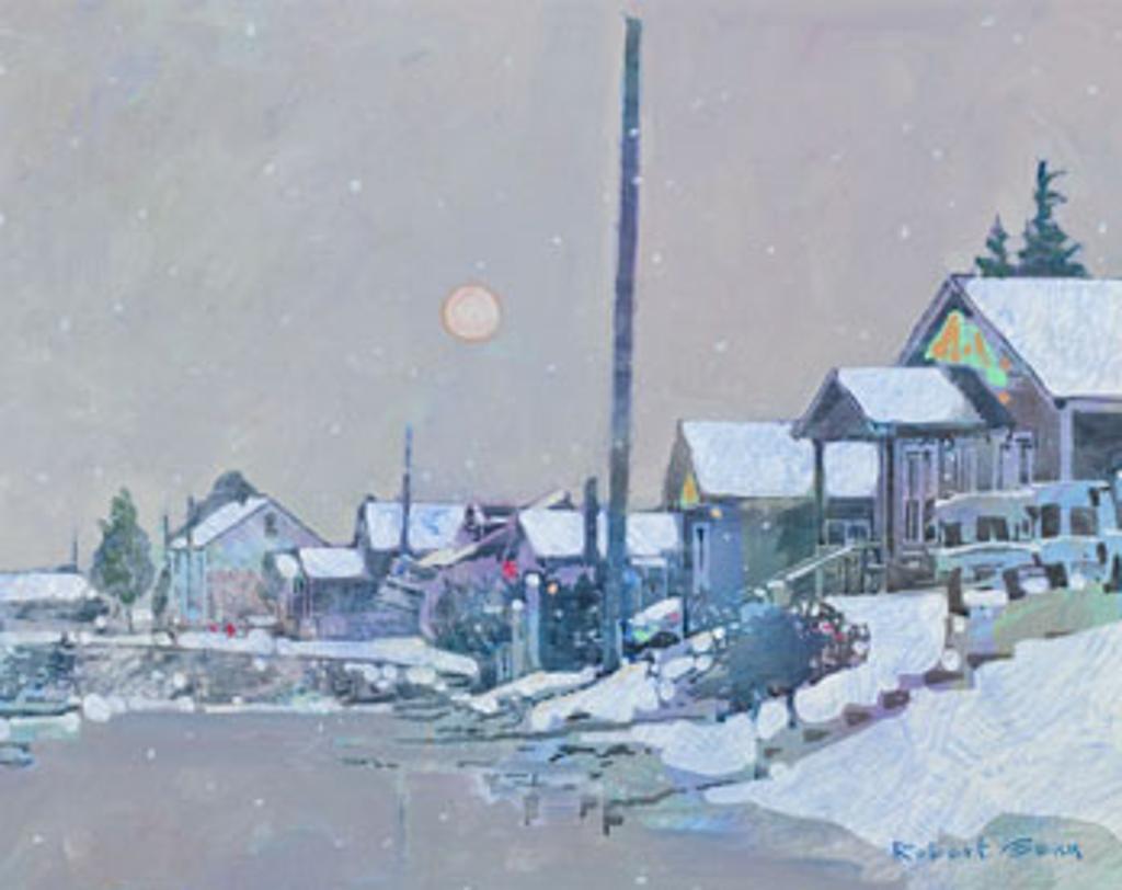 Robert Douglas Genn (1936-2014) - Snow at Makah Village