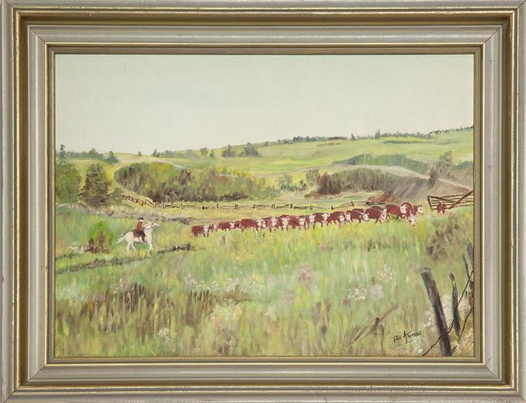 Phil A. Tucker - Untitled - Herding Cattle