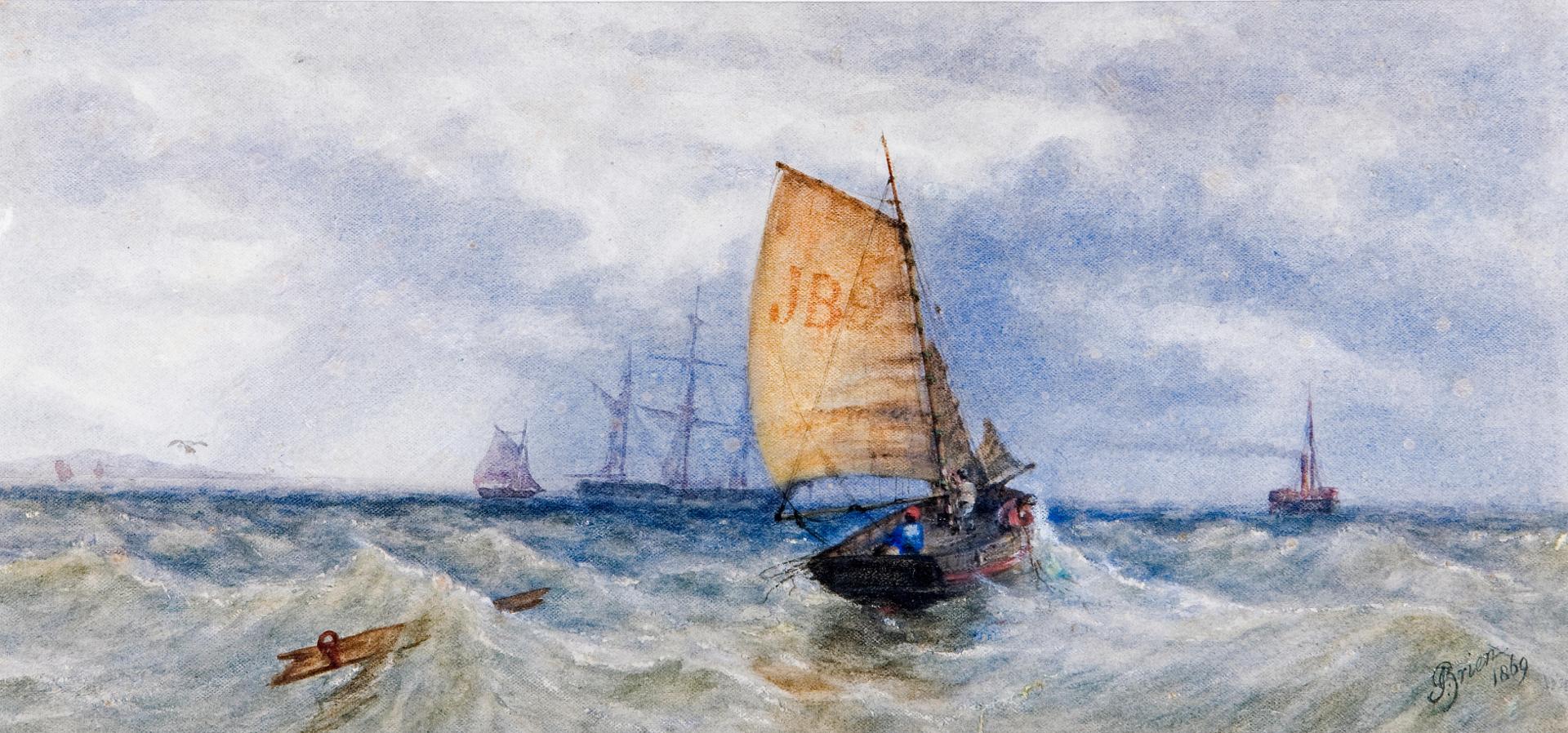 John O'Brien (1832-1891) - Off the coast