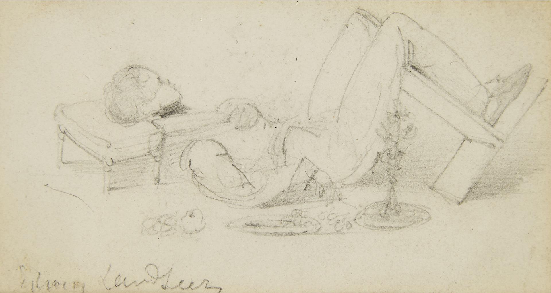 Edwin Landseer - Portrait Of A Caricature