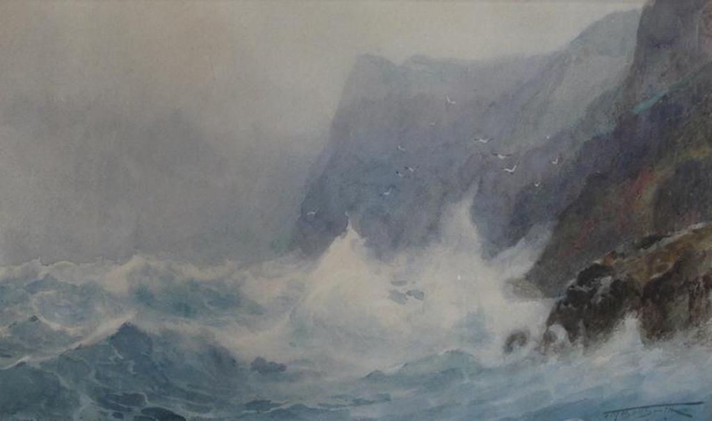 Frederic Martlett Bell-Smith (1846-1923) - On The Cornish Coast; 1907