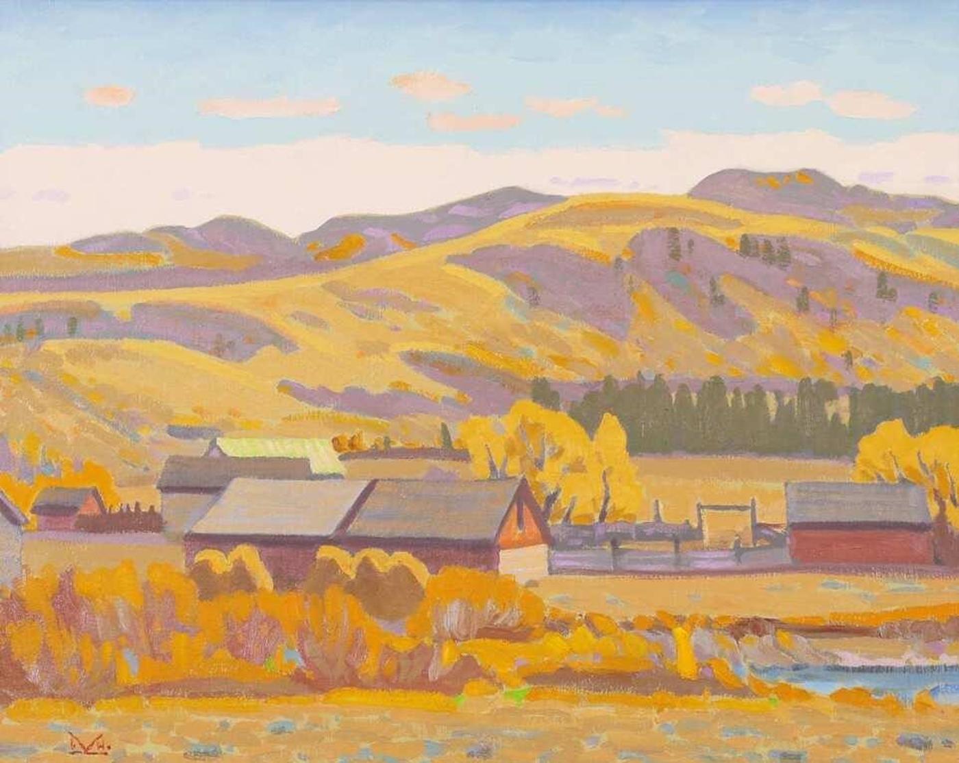 Illingworth Holey (Buck) Kerr (1905-1989) - In The Porcupine Hills; 1983