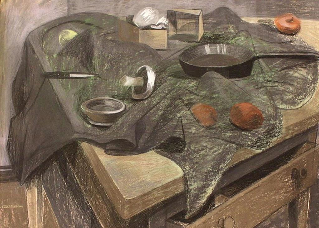 Ghitta Caiserman-Roth (1923-2005) - Still Life With Mushrooms