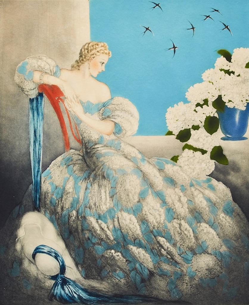 Louis Justin Laurent Icart (1888-1950) - Symphonie en bleu