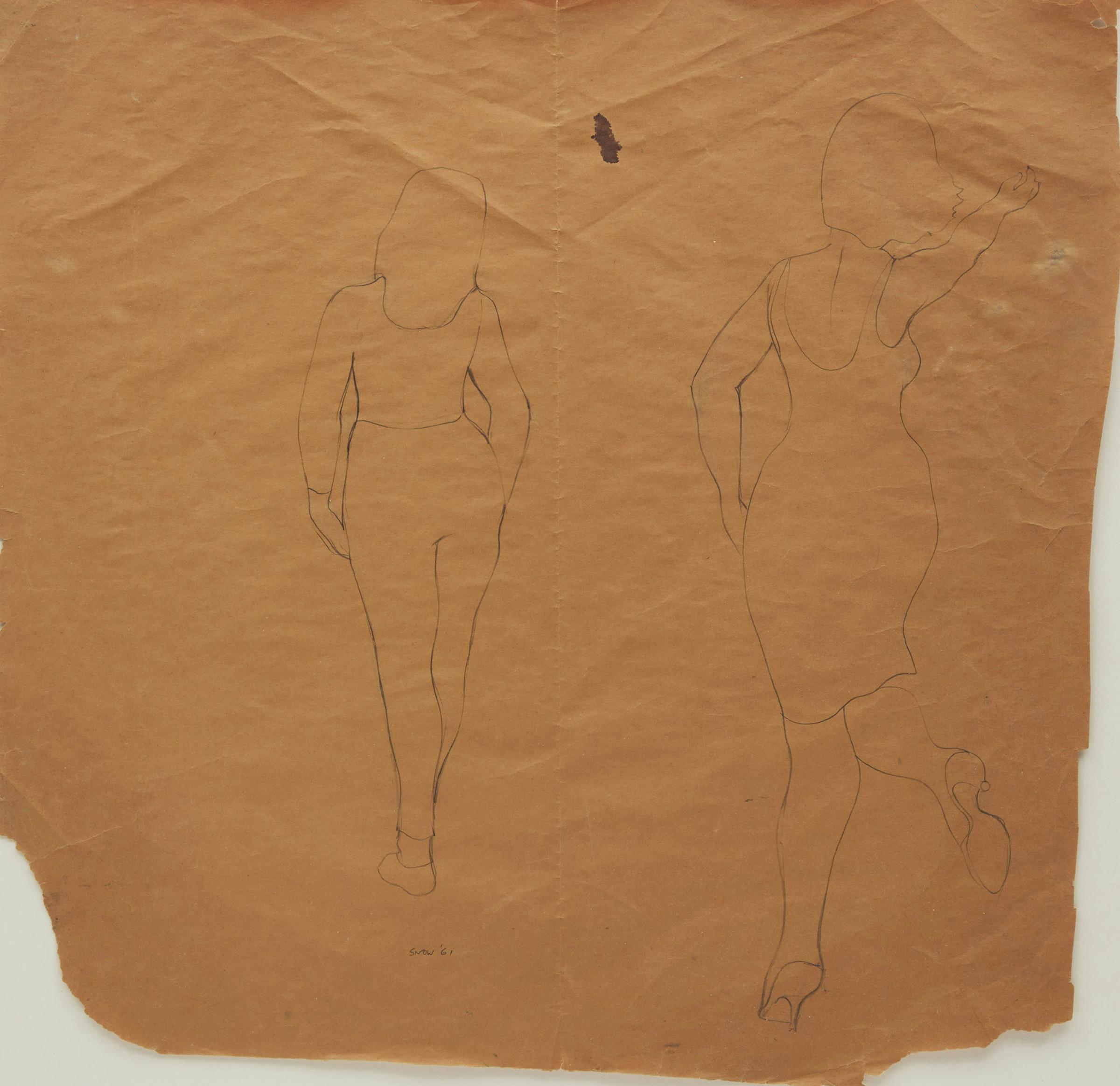Michael James Aleck Snow (1929-2023) - Untitled (Studies for the Walking Woman)