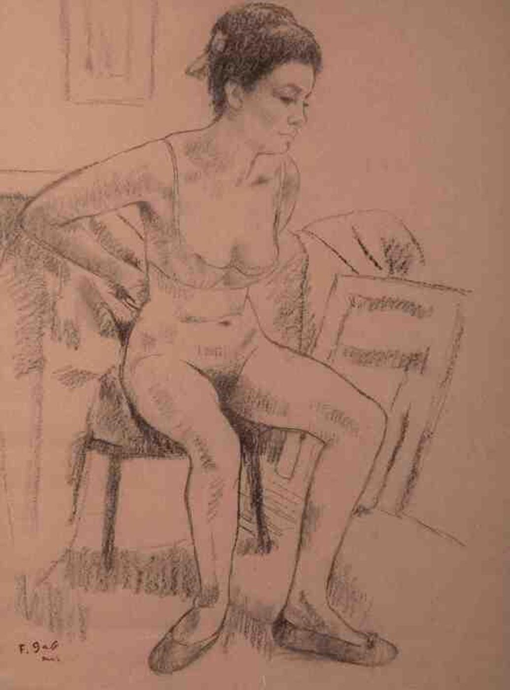 Francois Frenc Gall (1912-1987) - Nude